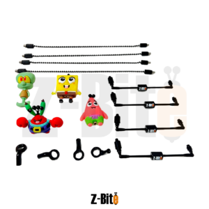 SET 4 PÉNDULOS MODULARES - BOB ESPONJA
