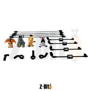 SET 4 PÉNDULOS MODULARES - DIGIMON